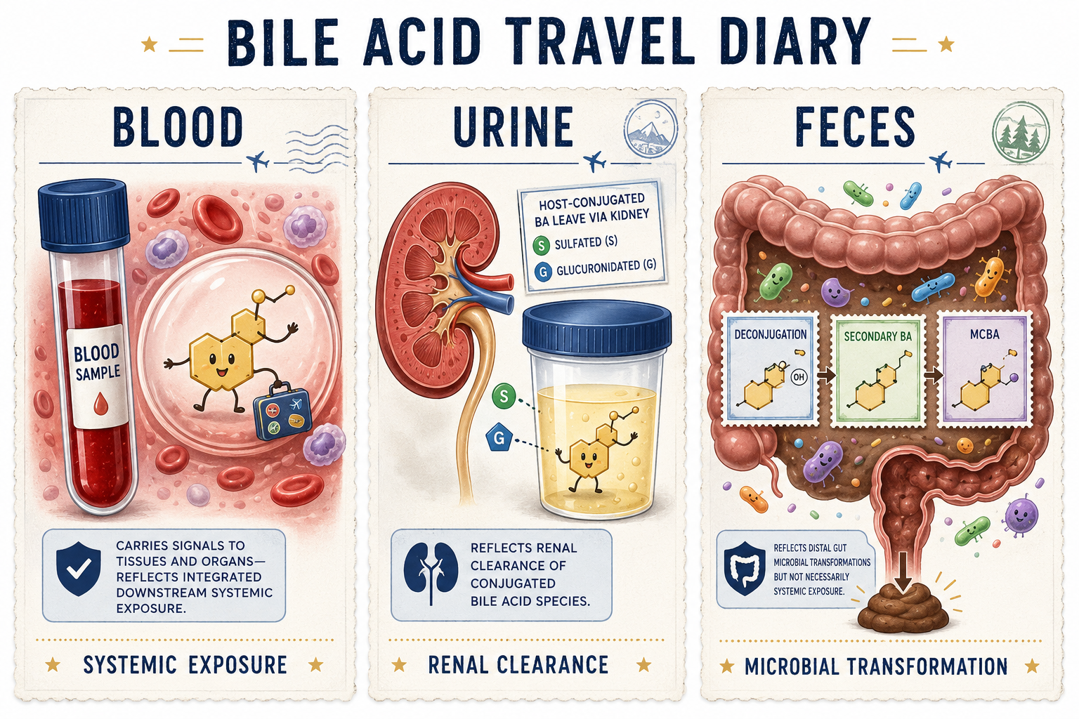 Bile Acids: Which Sample Type Should I Study?