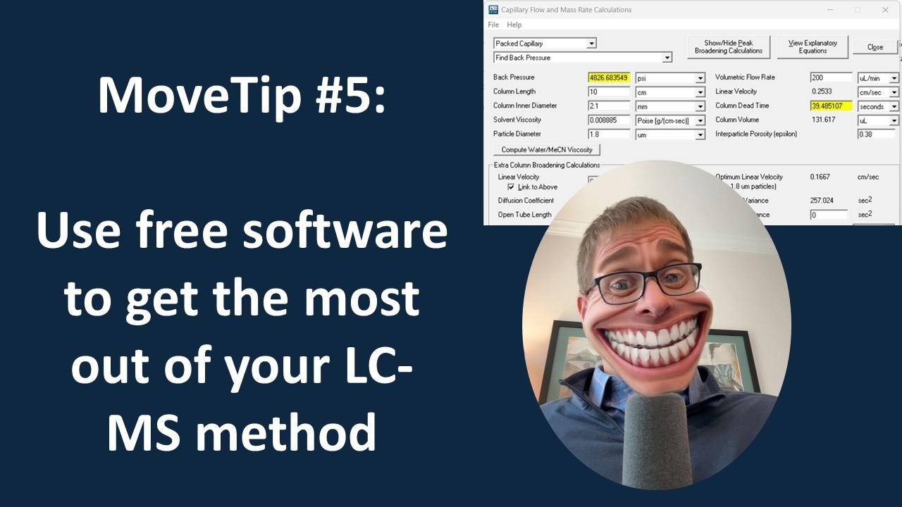 MoveTip #5: Use free software to get the most out of your LCMS Separation
