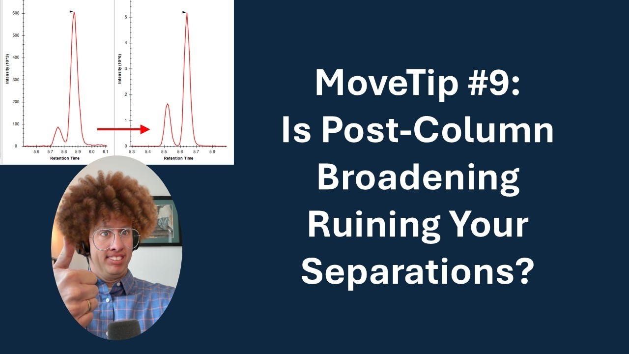 MoveTip #9: Is Postcolumn Broadening Ruining Your Separations?